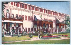 PICTURESQUE EGYPT Tuck Oilette GEZIREH PALACE HOTEL - CAIRO 1910s Postcard