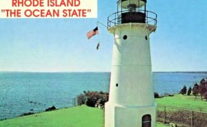 Postcard  Rhode Island The Ocean State, Lighthouse. Warwick Neck, RI        S4