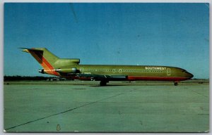 Southwest Airlines Boeing 727-227 1980s Postcard