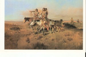 Western Scenes Modern Spanish Postcard. Series Historia del Oeste