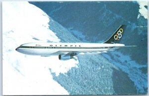 Postcard - Airbus A300 - Olympic Airways 