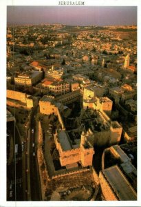 Aerial View Postcard The Citadel Old City, Jerusalem