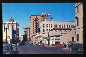 El Paso, Texas/TX Postcard, Mills Street Looking West, Downtown, 1950's ...