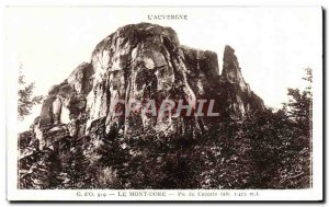 Old Postcard L & # 39Auvergne Le Mont Dore Peak capuchin