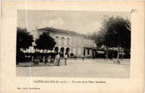 CPA CASTELJALOUX - Un coin de la Place Gambetta (638673)