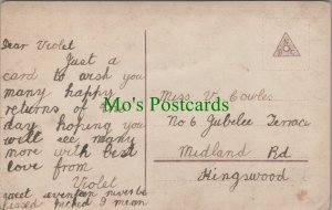 Genealogy Postcard - Cowles, 6 Jubilee Terrace, Kingswood, Bristol GL163