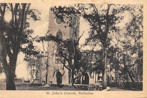 St. John's Church Barbados West Indies Unused 