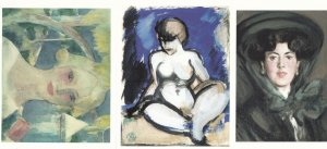 John Duncan Fergusson Blue Nude Jean Maconochie Blonde Bourne End 3x Postcard s