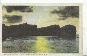 Canada Postcard - Evening at Posy Peak - Perce - Quebec - Ref 16612A