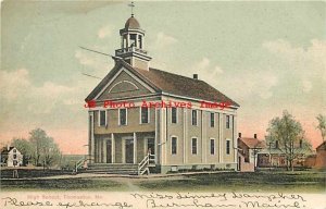 ME, Thomaston, Maine, High School Building, Exterior View, Morris No 87849