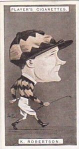 Player Vintage Cigarette Card Racing Caricatures 1925 No 32 K Robertson