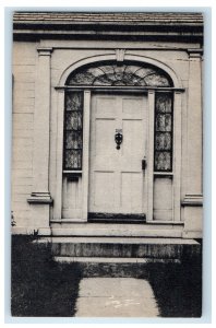 c1940's View Of Colonial Door Thomaston Maine ME Unposted Vintage Postcard 