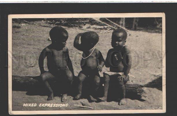 3076637 African American little BLACK boys Vintage PC