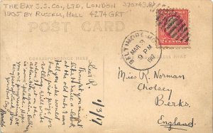 London Bay SS Co Ship 1917 