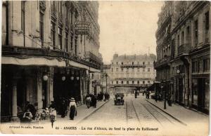 CPA ANGERS - La rue d'Alsace au fond la place du Ralliement (296805)