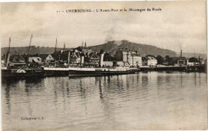 CPA CHERBOURG - L'Avant-Port et la Montagne du Roule (245944)