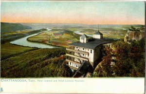 Tucks 2462 Chattanooga TN Point Lookout and Hotel, Lookout Mt Vtg Postcard J25