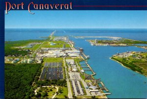 Florida Port Canaveral Aerial View
