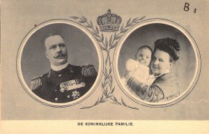 c.'08, Dutch Royalty, De Koninklijke Familie, Jugate,Old Postcard