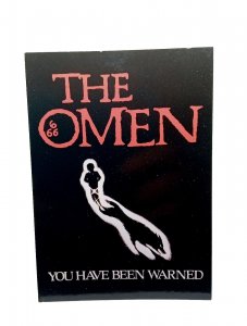 The Omen Vintage Film Advertising Promotional Postcard