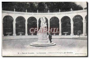 Old Postcard Park of Versailles Colonnade Removal of Proserpine by Girardon