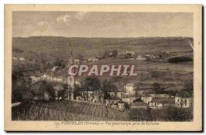 Verdelais Old Postcard Panoramic View from Calvary