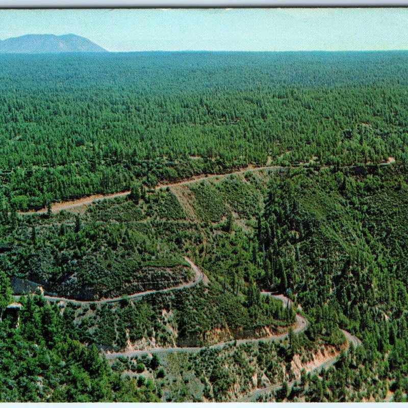 c1960s Nr Flagstaff, AZ Switchbacks Oak Cxreek Canyon Hwy 89A Mt Elden PC A302