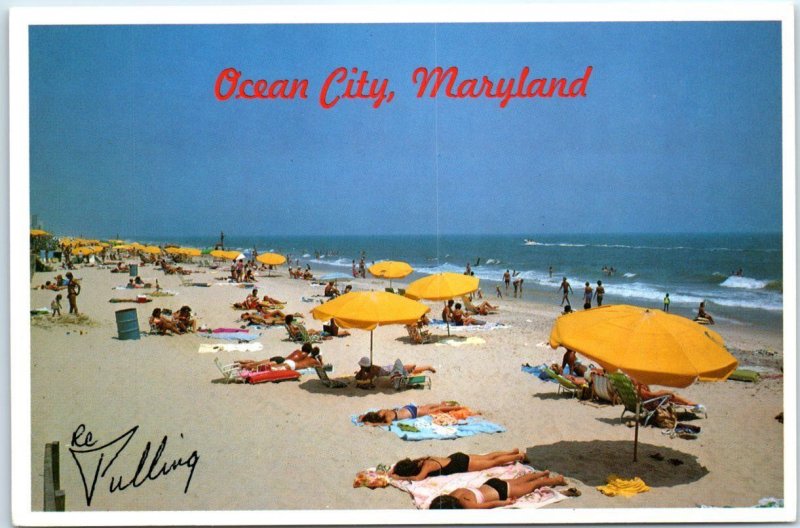 M-44915 Beach at Ocean City Maryland