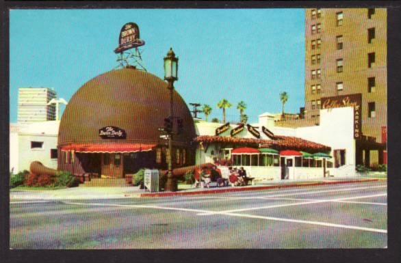 Brown Derby Restaurant Los Angeles CA Post Card 5158