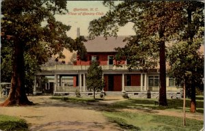 Charlotte NC View Country Club Mecklenburg County 1914 Laurinburg Postcard T17