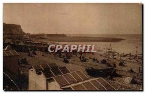 Valery en Caux - The Beach - Old Postcard