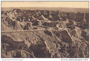 East Side Of Pinnacles The Badlands Nat Monument South Dakota Albertype