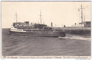 OSTENDE , Belgium , 00-10s ; Mail boat departure