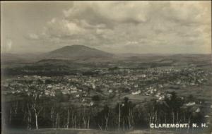 Claremont NH Birdseye View c1910 Real Photo Postcard #2