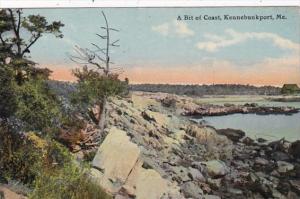 Maine Kennebunkport A Bit Of Coast 1916 Curteich