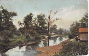 Ohio Lima Ottawa River View 1908 Rotograph