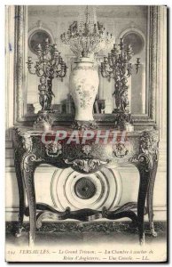 Old Postcard Versailles The Grand Trianon The Bedroom of the Queen of & # 39A...