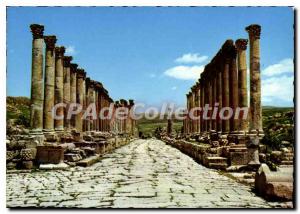 Postcard Modern Jerash The Way Of The Columms