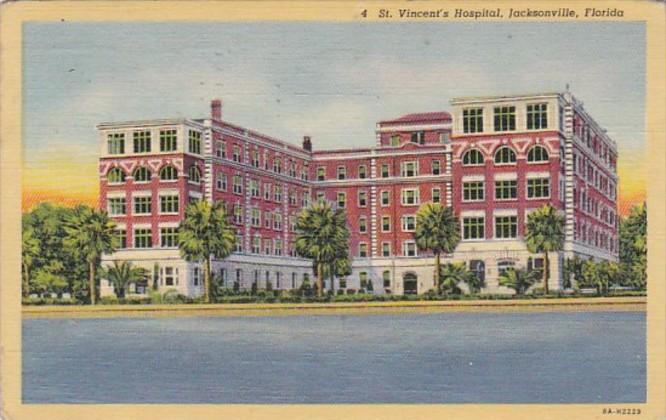 Florida Jacksonville St Vincent's Hospital 1946 Curteich