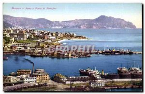 Italy - Italy - Genoa - Genoa - Porto e punta portefino - Old Postcard