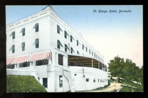 dc661 - BERMUDA 1910s St George Hotel Postcard