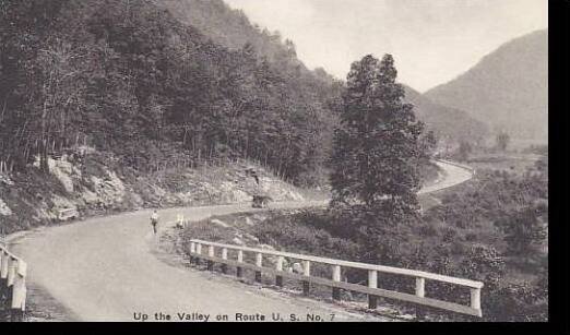 Connecticut Canaan Up THe Valley On Route U S No 7 Albertype