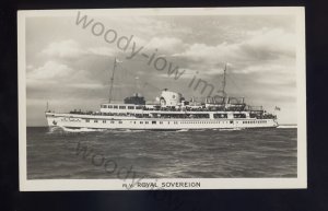 f2185 - General Steam Nav Ferry - Royal Sovereign - built 1948 - postcard