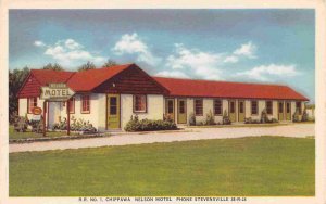 Nelson Motel Niagara Falls Ontario Canada 1950s postcard