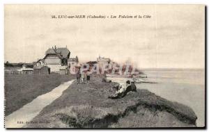 Old Postcard Luc Sea Cliffs and the Riviera