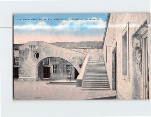 Postcard The Arch Castillo De San Marcos St. Augustine Florida USA