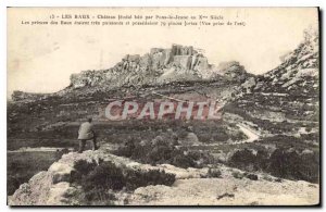 Old Postcard Chateau Les Baux feudal bati by Pons the Younger in the tenth ce...