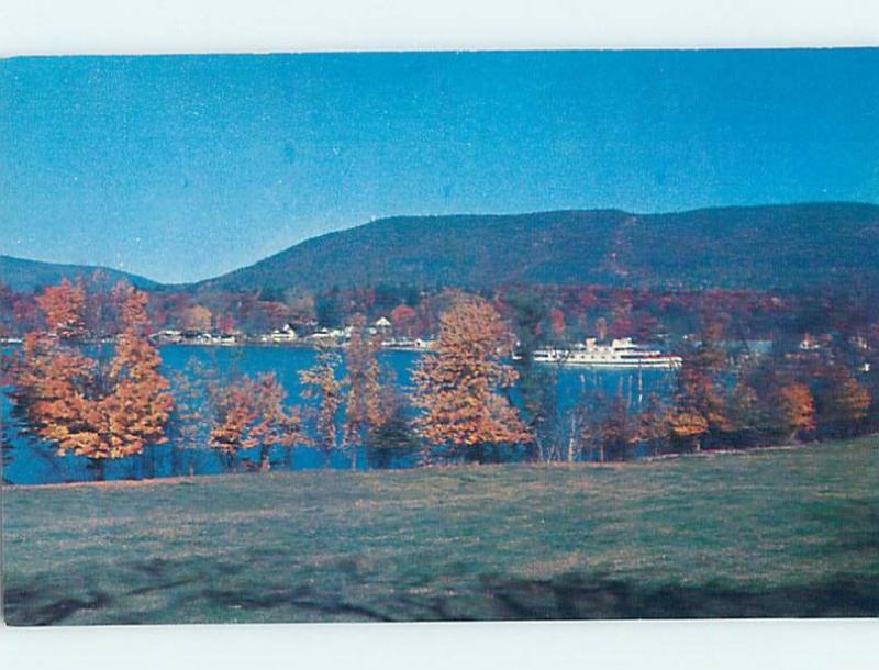 Pre-1980 LAKE SCENE Lake Winnipesaukee - Laconia - Meredith NH F3029