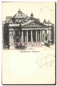 Old Postcard Brussels Stock Exchange