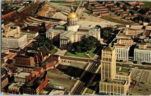 Aerial View Postcard Atlanta Georgia 1970s